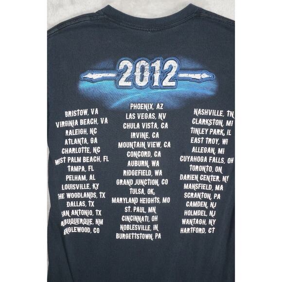 Vintage 2012 KISS “The Tour” Concert T-Shirt – Gildan Heavy Cotton – Size Small - Picture 5 of 6